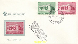 695251 MNH SAN MARINO 1969 EUROPA CEPT. 10 ANIVERSARIO DE LA CEPT - Used Stamps