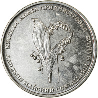 Monnaie, Transnistrie, Rouble, 2019, Muguet, SPL, Nickel Plated Steel - Moldavië