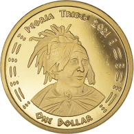 Monnaie, États-Unis, Dollar, 2021, U.S. Mint, Peoria Tribes.BE.Fantasy Items - Conmemorativas