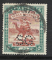 Soudan   N°  15   Perforé SG     Oblitéré B/TB    Voir Scans  Soldes ! ! ! - Sudan (...-1951)