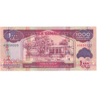 Billet, Somaliland, 1000 Shillings, 2011, 2011, KM:20, NEUF - Somalië