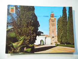 Cartolina Viaggiata "MARRAKEH Entreè De La Mosque, La Koutubia" 1980 - Marrakesh