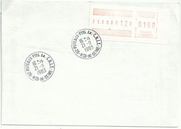 Vignette D'affranchissement De Guichet - SATAS Frama - Machine De Remplacement - 1969 Montgeron – Weißes Papier – Frama/Satas