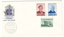 Islande - Lettre FDC De 1961 - Oblit Reykjavik - Université - - Covers & Documents