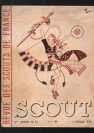 (scoutisme) Revue SCOUT   N°74 Du 5 Février 1937   (couv  JOUBERT)  (CAT4982) - Padvinderij