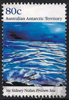 AUSTRALIAN ANTARCTIC TERRITORY (AAT) 1989 QEII 80c Multicoloured, Antarctic Landscape Paintings By Sir Sidney Nolan FU - Gebruikt