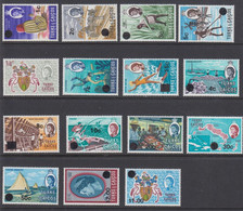 1969. TURKS & CAICOS ISLANDS. Elizabeth Country Motives  Complete Set With 14 Stamps Over... (Michel 200-213) - JF524885 - Turks And Caicos