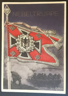 GERMANY THIRD REICH ORIGINAL POSTCARD WWII GOTTFRIED KLEIN WEHRMACHT FLAGS & STANDARDS - Guerra 1939-45