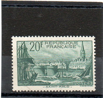 FRANCE   20 F    1938     Y&T: 394      Neuf Sans Gomme - Unused Stamps