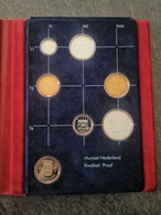 COFFRET BE PROOF 1988 PAYS BAS / NEDERLAND UNC CENTS & GULDEN SET - Nieuwe Sets & Testkits