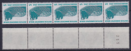 Berlin 863 RM 5er Streifen Mit Ungerader Nummer SWK 5 Pf Postfrisch - Roller Precancels