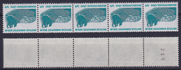 Berlin 863 RM 5er Streifen Mit Ungerader Nummer SWK 5 Pf Postfrisch - Rollenmarken