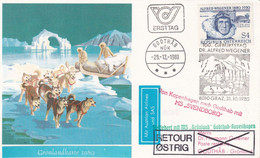POLE NORD CENTIEME ANNIVERSAIRE DR ALFRED WEGENER 1980 - Expéditions Arctiques