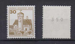 Berlin 534 I RM Mit Gerader Nr. Burgen + Schlösser 30 Pf Postfrisch - Rollo De Sellos