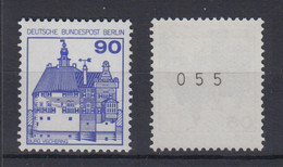 Berlin 588 RM Mit Ungerader Nummer Burgen + Schlösser 90 Pf Postfrisch  - Roller Precancels