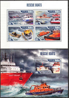 Maldives 2013 Ships Rescue Boats Sheet + S/S MNH - Maldives (1965-...)