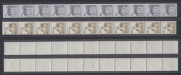 Berlin 532 II - 534 II RM 11er Str. Mit Ugu Nr. Burgen+Schlösser 10 Pf + 30 Pf** - Roulettes