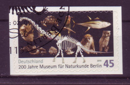 Bund 2780 SELBSTKLEBEND Folienblatt Museum Naturkunde Berlin 45 C Gestempelt - Other & Unclassified