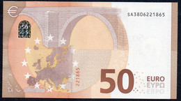 50 EURO ITALY DRAGHI SA S041  Ch  "80"  UNC - 50 Euro