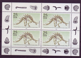 DDR Klbg. 3325 100 Jahre Museum Naturkunde Berlin Postfrisch - Other & Unclassified