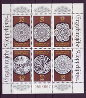 DDR Klbg. 3215-3220 Erzgebirgische Klöppelspitze Postfrisch - Otros & Sin Clasificación