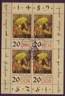 DDR Klbg. 3271 500. Geburtstag Von Thomas Müller 20 Pf Mit Ersttagsstempel - Otros & Sin Clasificación