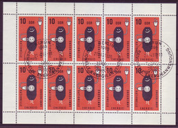 DDR Klbg. 2601 Rationelle Energieanwendung 10 Pf Mit Ersttagsstempel - Other & Unclassified