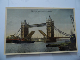 Cartolina "TOWER BRIDGE, LONDON" Dennis Production Card - River Thames