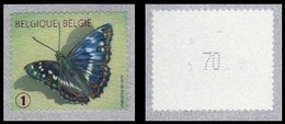 R117** (Vert Pointu / Groen) - Num / Genum - Papillon/Vlinder/Schmetterling - "Petit Mars Changeant" - Marijke Meersman - Coil Stamps