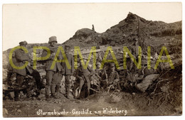 E475 - 02 - Carte Photo CHEMIN DES DAMES  WINTERBERG N°1 - Soldats Allemands - Altri & Non Classificati