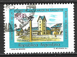 ARGENTINE. N°1221 Oblitéré De 1980. Centre Civique De San Carlos De Bariloche. - Used Stamps