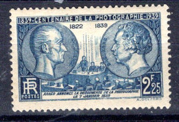 1939; Niepce Et L.Daguerre; YT N° 427; Neuf * - Charnière; Lot 70068 - Unused Stamps