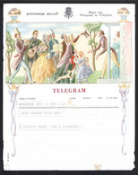 Flute. Guitar. Wedding Song. Telegram Circulated Antwerp 1957 From The Royal Telegraph Company Belgium. Flöte. Gitarre. - Music