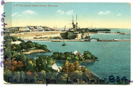 - Bermuda - Bermudes, Dockyard  Floating Dock, Ireland Island, Cliché Rare, Non écrite, épaisse, TBE, Scans. - Bermudes