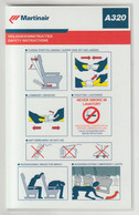 Safety Card Martinair A320 - Safety Cards