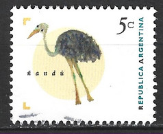 ARGENTINE. N°1878 Oblitéré De 1995. Nandou. - Struisvogels