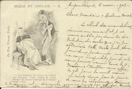 BÖERS ET ANGLAIS , Les Locataires Du Sixième Ne Veulent Pas Démarrer . ....1902 , Carte Précurseur , µ - Südafrika