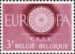 Belgique Poste N** Yv:1150/1151 Yv:2,8 Euro Europa (Roue) - Ongebruikt