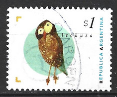 ARGENTINE. N°1889 Oblitéré De 1995. Chouette. - Used Stamps