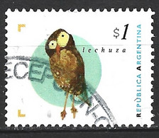 ARGENTINE. N°1889 Oblitéré De 1995. Chouette. - Used Stamps