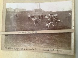 Dpt 69 Photos   Ville De Gênas. Match De Rugby  S.c.g Contre  L P U.parc Des Sports Saisons 1915/1916 - Rugby