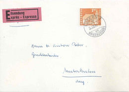 Express Brief  Luzern - Unterkulm         1960 - Briefe U. Dokumente