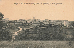 Soucieu En Jarret * Vue Générale Sur Le Village Et La Route - Andere & Zonder Classificatie