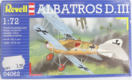 Vintage MODEL KIT : Revell Albatros D.III 04062 NOS, Scale 1/72 - Figurini & Soldatini