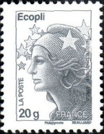 France N° 4565,a ** Marianne De Beaujard. Le 20 Gr.TVP Gris Gommé, Sans Bande De Phosphore - Bonnet Phrygien, Etoile - Ungebraucht