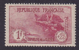 N°231 ORPHELINS DE GUERRE NEUF* LEGERE TRACE DE CHARNIERE TRES BON CENTRAGE - Unused Stamps