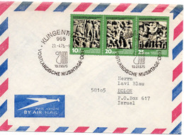 56850 - DDR - 1975 - DDR '84 Kpl ZDr-Streifen A LpBf SoStpl KLINGENTHAL - VOGTLAENDISCHE MUSIKTAGE -> HOLON (Israel) - Musique