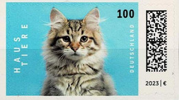 Bund 2023,Michel# 3751 ** Beliebte Haustiere: Katze, Selbstklebend - Unused Stamps