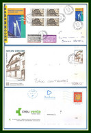 Andorra Andorre 3 PAP Dont Recommandé, Repiquage Obl 1997 1999 2011 - Stamped Stationery & Prêts-à-poster