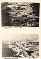 Bonifacio * Cpa 2 Vues * Les Grottes Sous Marine Et Vue Générale * Corse Du Sud 2A - Autres & Non Classés